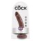 La marca KING COCK nos facilita esta imagen de su producto KING COCK - 7 PENE COLOR CHOCOLATE 17.8 CM para nuestro catálogo.