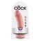 La marca KING COCK nos facilita esta imagen de su producto KING COCK - 8 PENE NATURAL 20.3 CM para nuestro catálogo.