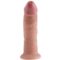 La marca KING COCK nos facilita esta imagen de su producto KING COCK - 9 PENE NATURAL 22.9 CM para nuestro catálogo.