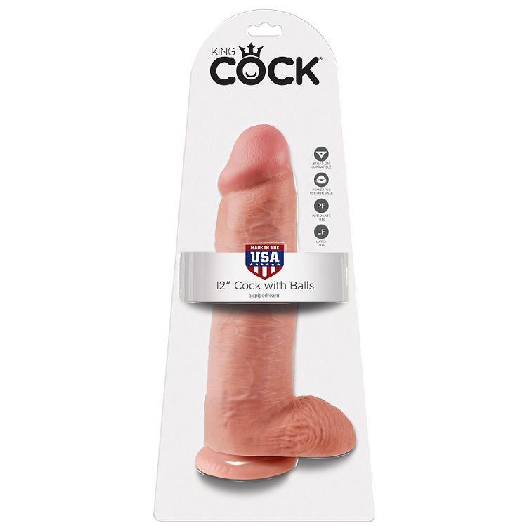 La marca KING COCK nos facilita esta imagen de su producto KING COCK - 12 PENE REALÍSTICO NATURAL 30.48 CM para nuestro catálogo.