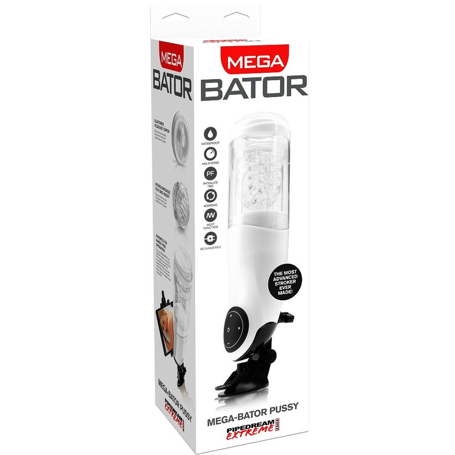 La marca EXTREME TOYZ nos facilita esta imagen de su producto EXTREME TOYZ - PDX MEGA BATOR USB MASTURBADOR MASCULINO VAGINA BLANCO para nuestro catálogo.