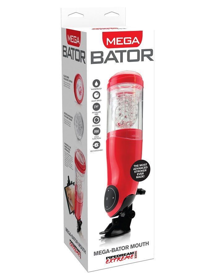 La marca EXTREME TOYZ nos facilita esta imagen de su producto EXTREME TOYZ - PDX MEGA BATOR USB MASTURBADOR MASCULINO BOCA ROJO para nuestro catálogo.