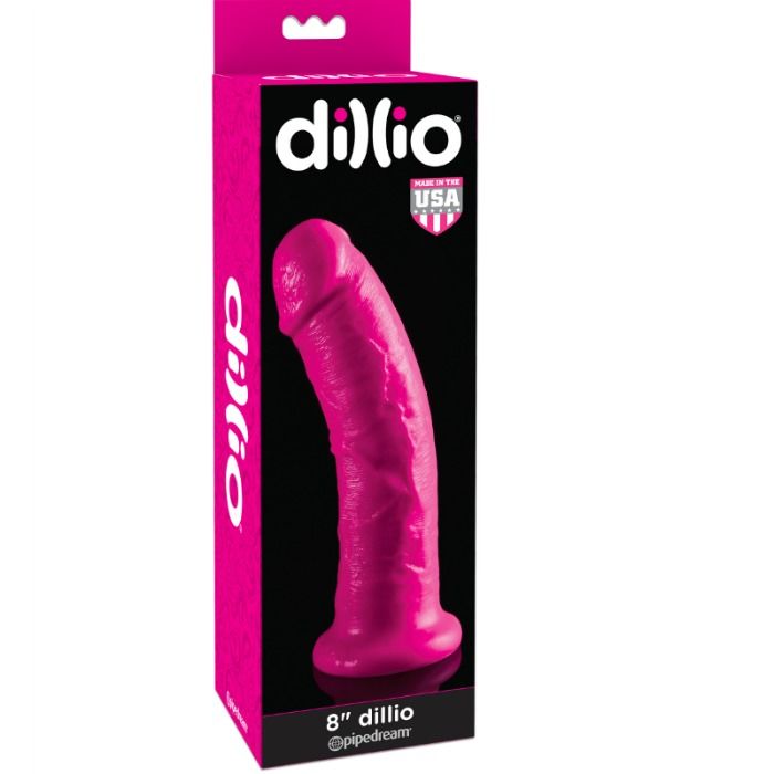 La marca DILLIO nos facilita esta imagen de su producto DILLIO - DILDO CON VENTOSA 20.32 CM ROSA para nuestro catálogo.