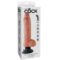 La marca KING COCK nos facilita esta imagen de su producto KING COCK - DILDO VIBRADOR CON TESTÍCULOS 25.5 CM COLOR NATURAL para nuestro catálogo.