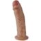 La marca KING COCK nos facilita esta imagen de su producto KING COCK - PENE REALÍSTICO 24 CM CARAMELO para nuestro catálogo.