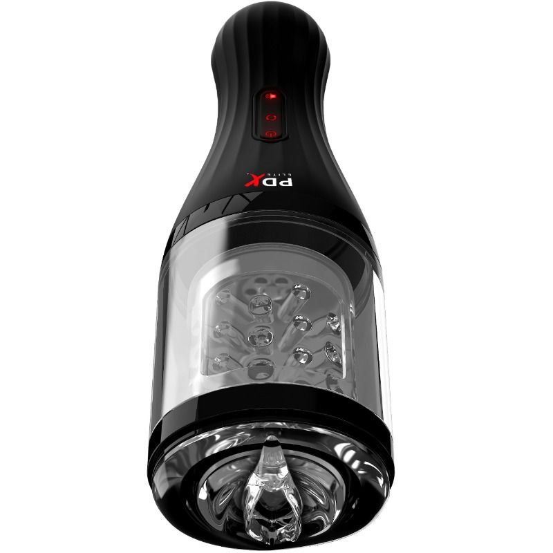 La marca PDX ELITE nos facilita esta imagen de su producto PDX ELITE - MASTURBADOR CON SONIDO TALK DIRTY ROTOBATOR para nuestro catálogo.