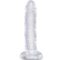 La marca KING COCK nos facilita esta imagen de su producto KING COCK - CLEAR PENE REALÍSTICO 15.5 CM TRANSPARENTE para nuestro catálogo.