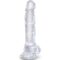 La marca KING COCK nos facilita esta imagen de su producto KING COCK - CLEAR PENE REALÍSTICO CON TESTÍCULOS 16.5 CM TRANSPARENTE para nuestro catálogo.