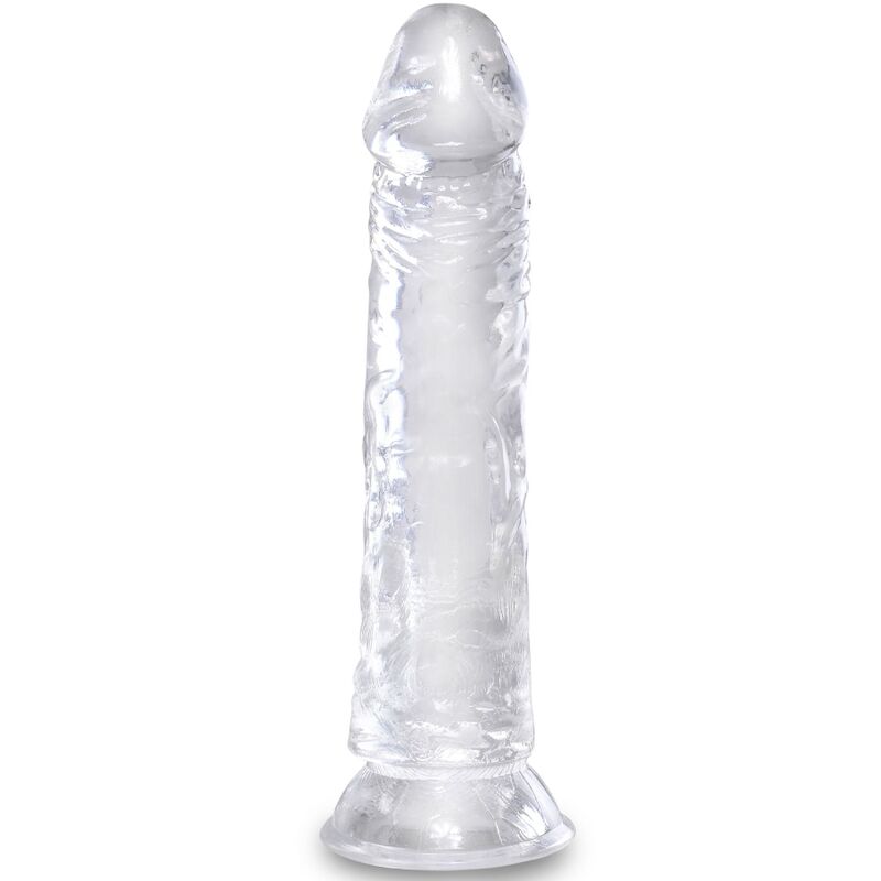 La marca KING COCK nos facilita esta imagen de su producto KING COCK - CLEAR PENE REALÍSTICO 19.7 CM TRANSPARENTE para nuestro catálogo.