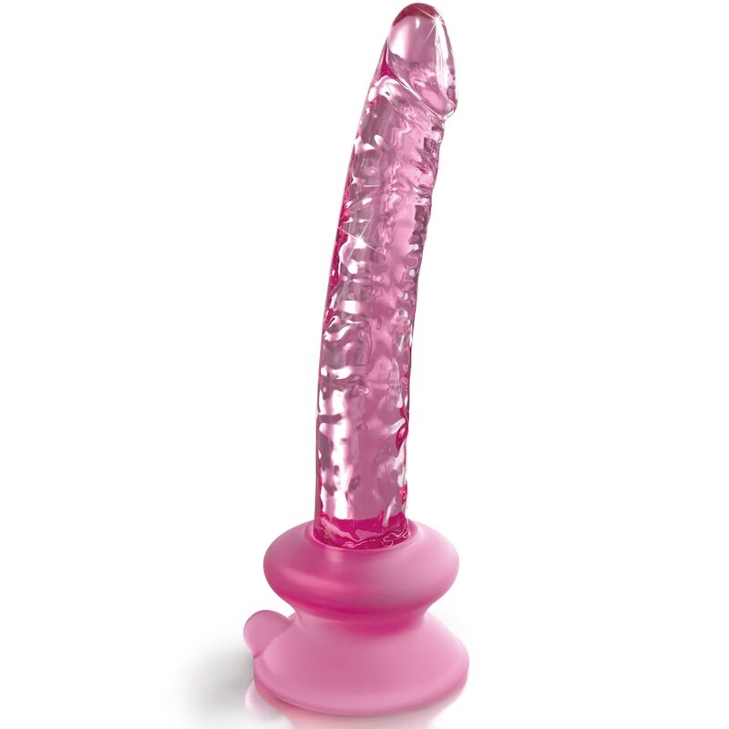 La marca ICICLES nos facilita esta imagen de su producto ICICLES - N. 86 DILDO VIDRIO CON VENTOSA para nuestro catálogo.