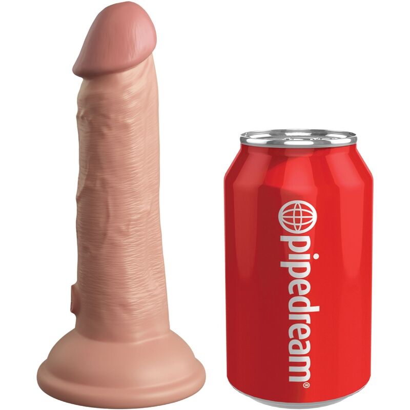 La marca KING COCK nos facilita esta imagen de su producto KING COCK - ÉLITE DILDO REALÍSTICO SILICONA 15.2 CM para nuestro catálogo.
