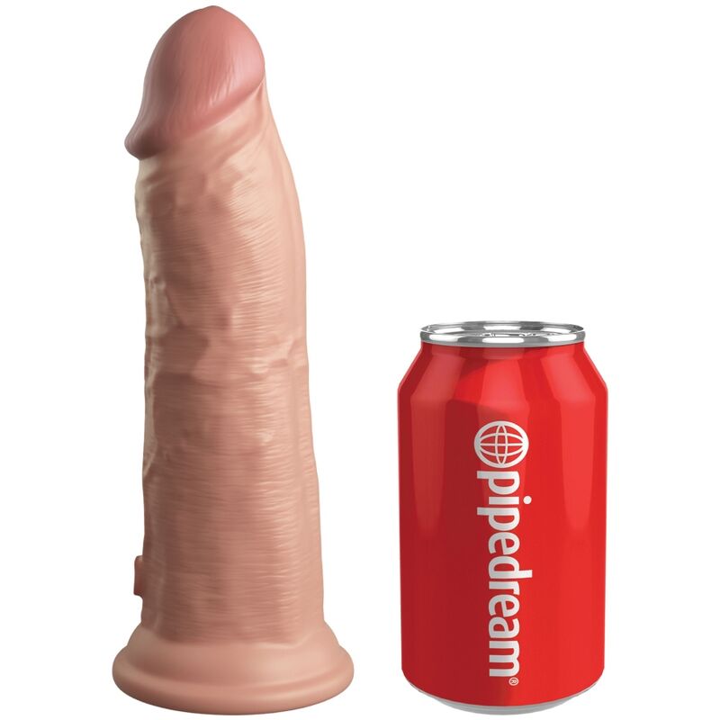La marca KING COCK nos facilita esta imagen de su producto KING COCK - ÉLITE DILDO REALÍSTICO VIBRADOR & SILICONA 20.3 CM para nuestro catálogo.