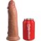 La marca KING COCK nos facilita esta imagen de su producto KING COCK - ÉLITE DILDO REALÍSTICO VIBRADOR & SILICONA 20.3 CM CARAMELO para nuestro catálogo.