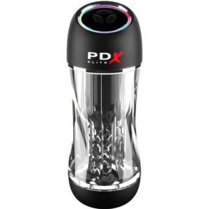 La marca PDX ELITE nos facilita esta imagen de su producto PDX ELITE - MASTURBADOR STROKER VIEWTUBE PRO VIBRADOR TRANSPARENTE para nuestro catálogo.