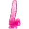 La marca KING COCK nos facilita esta imagen de su producto KING COCK - CLEAR PENE REALÍSTICO CON TESTÍCULOS 13.5 CM ROSA para nuestro catálogo.