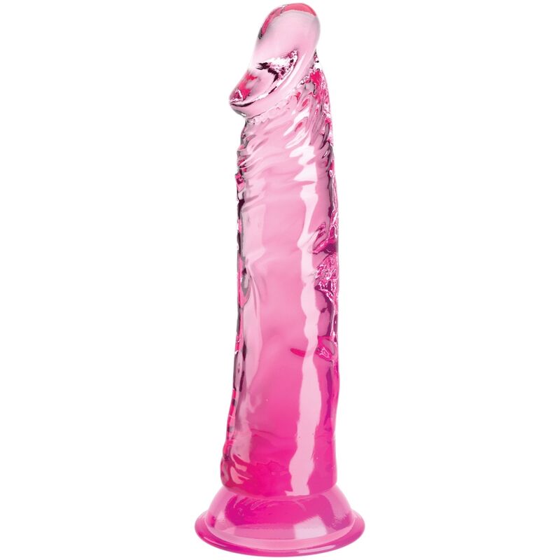 La marca KING COCK nos facilita esta imagen de su producto KING COCK - CLEAR PENE REALÍSTICO 19.7 CM ROSA para nuestro catálogo.