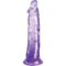 La marca KING COCK nos facilita esta imagen de su producto KING COCK - CLEAR PENE REALÍSTICO 19.7 CM MORADO para nuestro catálogo.