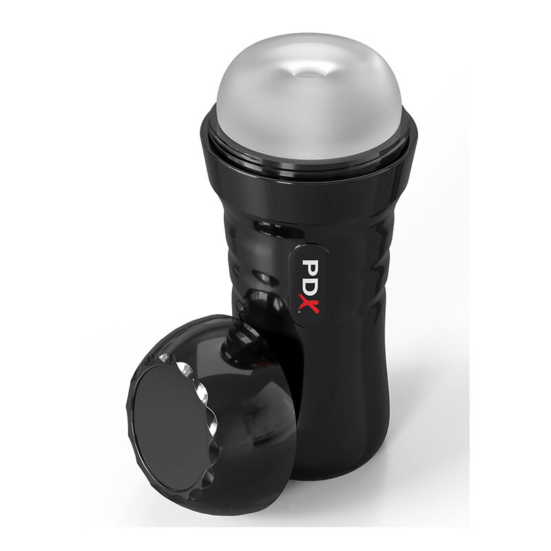 La marca PDX EXTREME nos facilita esta imagen de su producto PDX EXTREME - SLIDE & GLIDE MASTURBADOR AUTOLUBRICANTE TRANSPARENTE para nuestro catálogo.