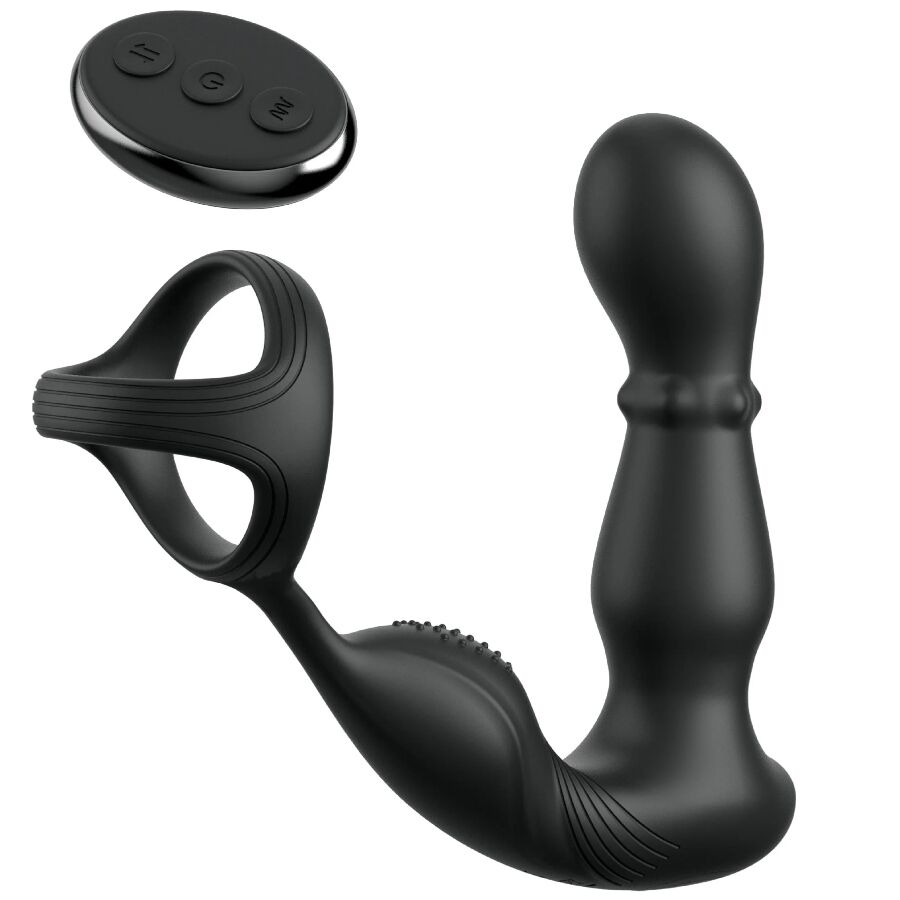 La marca ANAL FANTASY ELITE COLLECTION nos facilita esta imagen de su producto ANAL FANTASY ELITE COLLECTION - ANILLO Y MASAJEADOR ANAL VIBRADOR CON CONTROL REMOTO para nuestro catálogo.