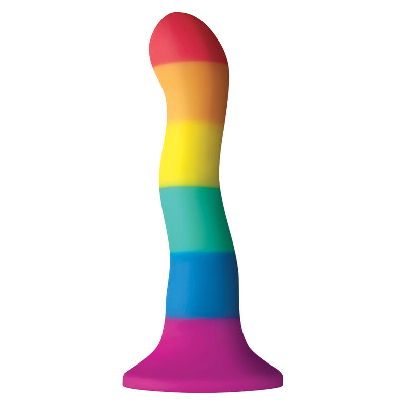 La marca PRIDE nos facilita esta imagen de su producto PRIDE - DILDO WAVE BANDERA LGBT 17 CM para nuestro catálogo.