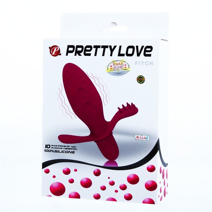 La marca PRETTY LOVE FLIRTATION nos facilita esta imagen de su producto PRETTY LOVE - FLIRTATION VIBRADOR FITCH para nuestro catálogo.
