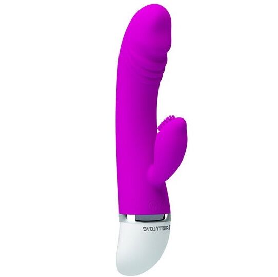 La marca PRETTY LOVE FLIRTATION nos facilita esta imagen de su producto PRETTY LOVE - FLIRTATION VIBRADOR CON RABBIT DAVID para nuestro catálogo.