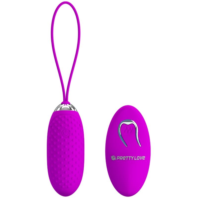 La marca PRETTY LOVE SMART nos facilita esta imagen de su producto PRETTY LOVE - JOANNA HUEVO VIBRADOR CONTROL REMOTO 12 MODOS para nuestro catálogo.