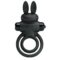 La marca PRETTY LOVE MALE nos facilita esta imagen de su producto PRETTY LOVE - ANILLO VIBRADOR III CONEJO PARA PENE NEGRO para nuestro catálogo.