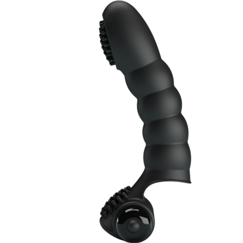 La marca PRETTY LOVE nos facilita esta imagen de su producto PRETTY LOVE - ALEXANDER VIBRADOR DE DEDO 10 VIBRACIONES NEGRO para nuestro catálogo.