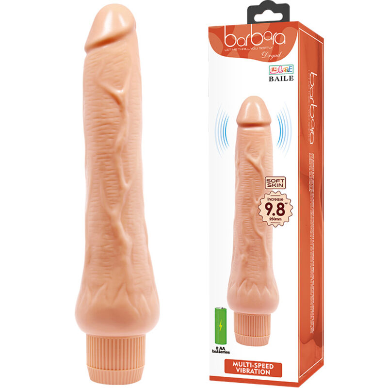 La marca BAILE VIBRATORS nos facilita esta imagen de su producto BAILE - BÁRBARA VIBRADOR REALÍSTICO 25 CM para nuestro catálogo.