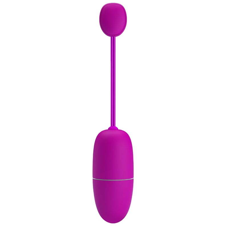 La marca PRETTY LOVE BOTTOM nos facilita esta imagen de su producto PRETTY LOVE - NYMPH HUEVO VIBRADOR CONTROLADO POR APP VIOLETA para nuestro catálogo.