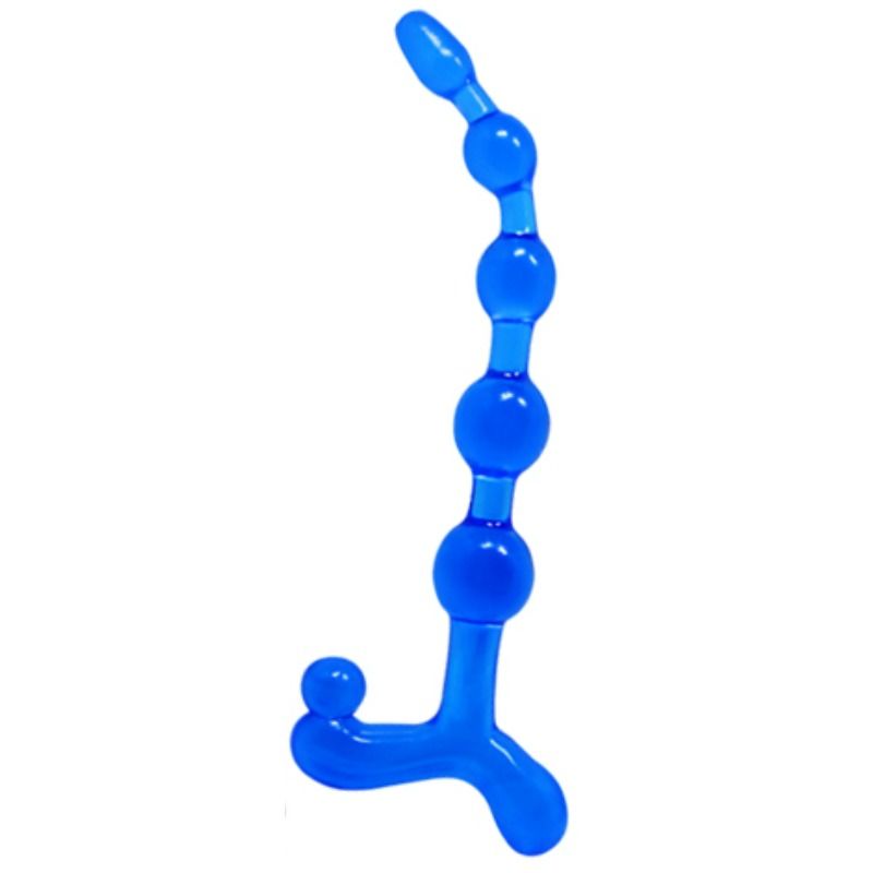 La marca BAILE ANAL nos facilita esta imagen de su producto BAILE - BENDY TWIST BOLAS ANALES AZUL para nuestro catálogo.