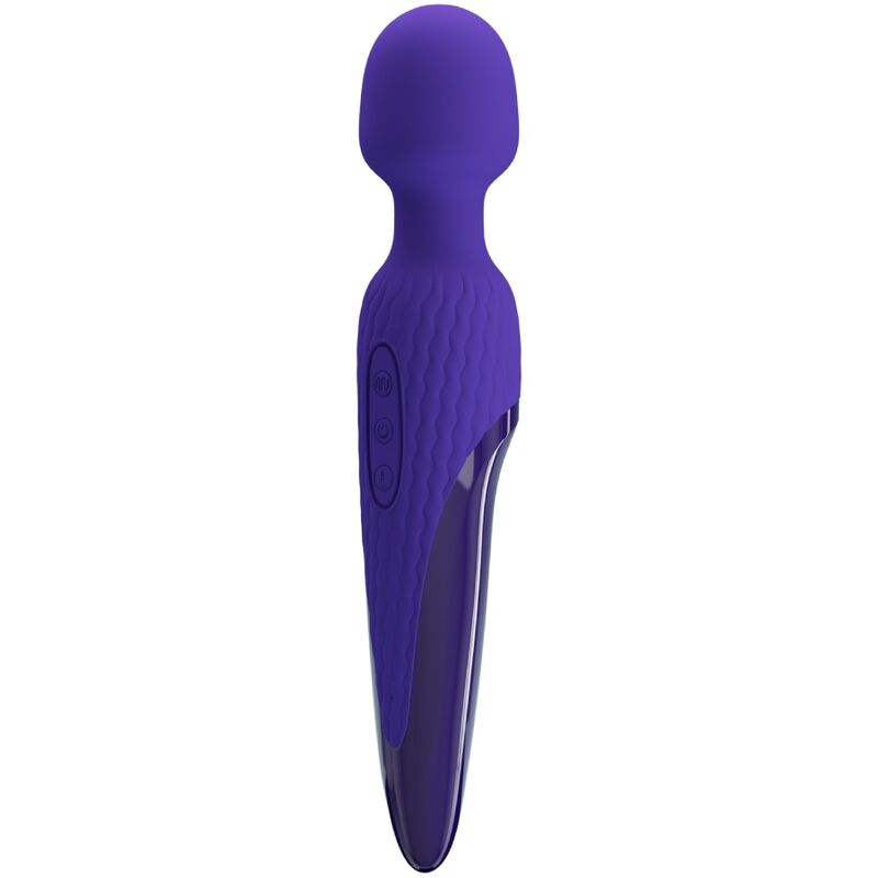 La marca PRETTY LOVE YOUTH nos facilita esta imagen de su producto PRETTY LOVE - ANTONY YOUTH VIBRADOR WAND EFECTO CALOR VIOLETA para nuestro catálogo.