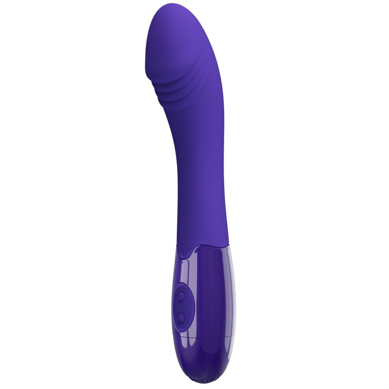 La marca PRETTY LOVE YOUTH nos facilita esta imagen de su producto PRETTY LOVE - ELEMENTAL YOUTH DILDO VIBRADOR VIOLETA para nuestro catálogo.
