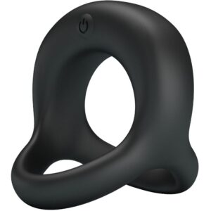 La marca PRETTY LOVE nos facilita esta imagen de su producto PRETTY LOVE - ELLIOTT ANILLO VIBRADOR NEGRO para nuestro catálogo.