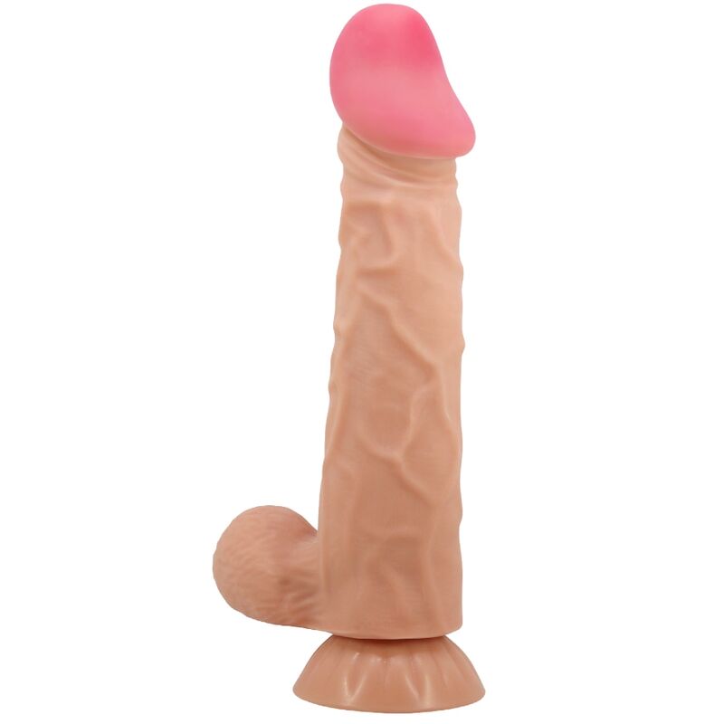 La marca PRETTY LOVE HIGH GRADE nos facilita esta imagen de su producto PRETTY LOVE - SLIDING SKIN SERIES DILDO REALÍSTICO CON VENTOSA PIEL DESLIZANTE 24 CM para nuestro catálogo.