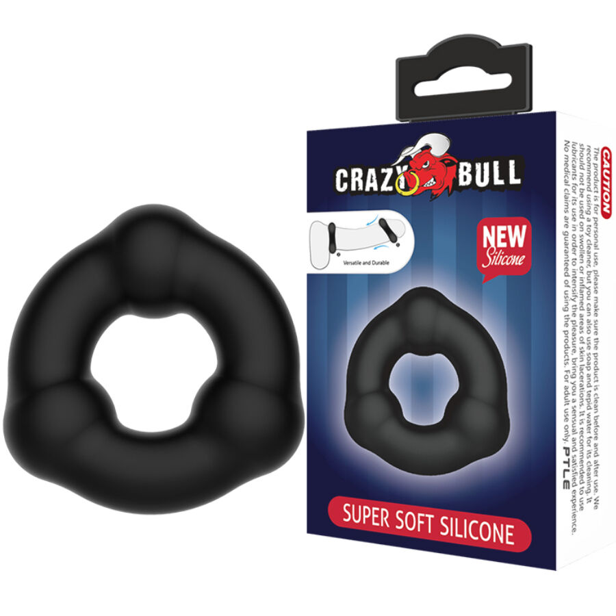 La marca CRAZY BULL nos facilita esta imagen de su producto CRAZY BULL - ANILLO SILICONA CON NODULOS para nuestro catálogo.
