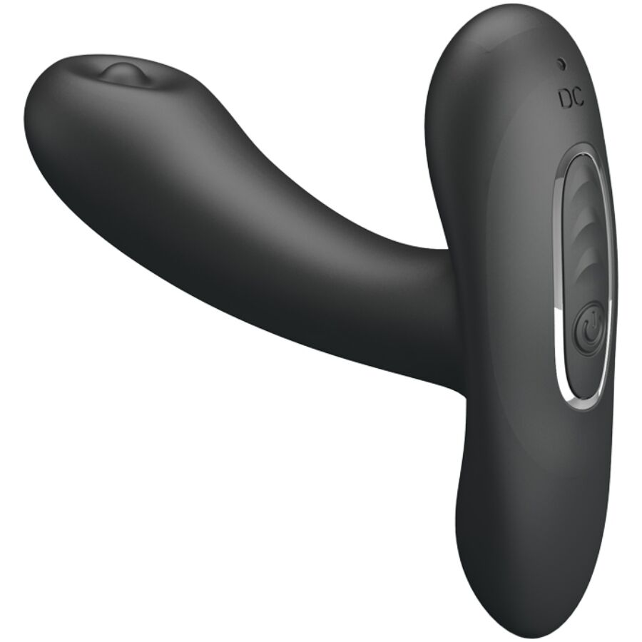 La marca PRETTY LOVE nos facilita esta imagen de su producto PRETTY LOVE - REMINGTON MASAJEADOR VIBRADOR ANAL Y VAGINAL NEGRO para nuestro catálogo.
