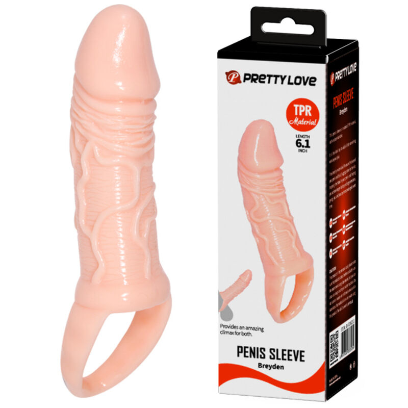 La marca PRETTY LOVE nos facilita esta imagen de su producto PRETTY LOVE - BREYDEN FUNDA PENE NATURAL para nuestro catálogo.