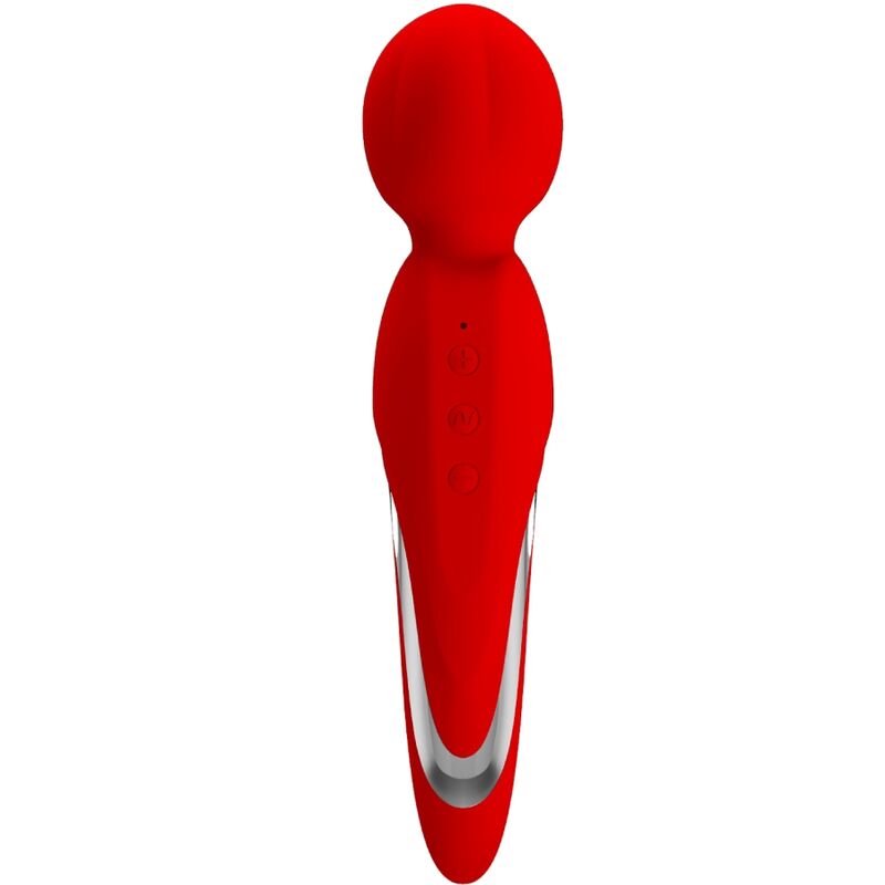 La marca PRETTY LOVE FLIRTATION nos facilita esta imagen de su producto PRETTY LOVE - WALTER VIBRADOR WAND ROJO para nuestro catálogo.