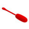 La marca PRETTY LOVE SMART nos facilita esta imagen de su producto PRETTY LOVE - JULIUS HUEVO VIBRADOR IMPERMEBLE & RECARGABLE ROJO para nuestro catálogo.