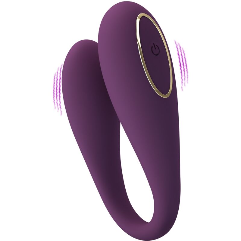 La marca PRETTY LOVE C-TYPE nos facilita esta imagen de su producto PRETTY LOVE - AUGUST VIBRADOR DOBLE PLACER APP REMOTE para nuestro catálogo.
