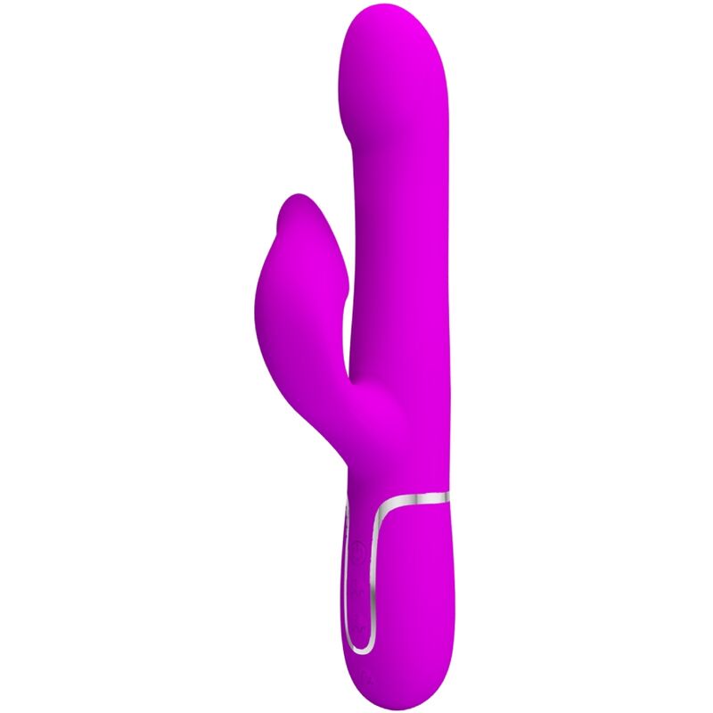 La marca PRETTY LOVE FLIRTATION nos facilita esta imagen de su producto PRETTY LOVE - VIBRADOR RABBIT PERLAS VIOLETA para nuestro catálogo.