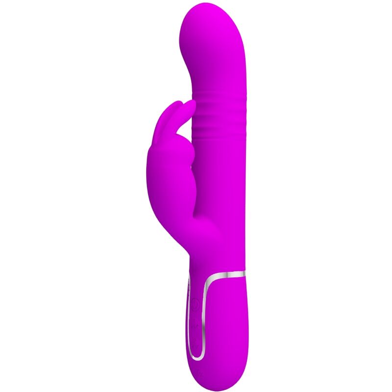 La marca PRETTY LOVE FLIRTATION nos facilita esta imagen de su producto PRETTY LOVE - VIBRADOR COALE RABBIT PERLAS VIOLETA para nuestro catálogo.