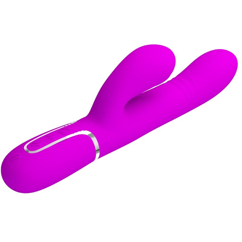 La marca PRETTY LOVE FLIRTATION nos facilita esta imagen de su producto PRETTY LOVE - VIBRADOR PUNTO G MULTIFUNCIÓN FUCSIA para nuestro catálogo.
