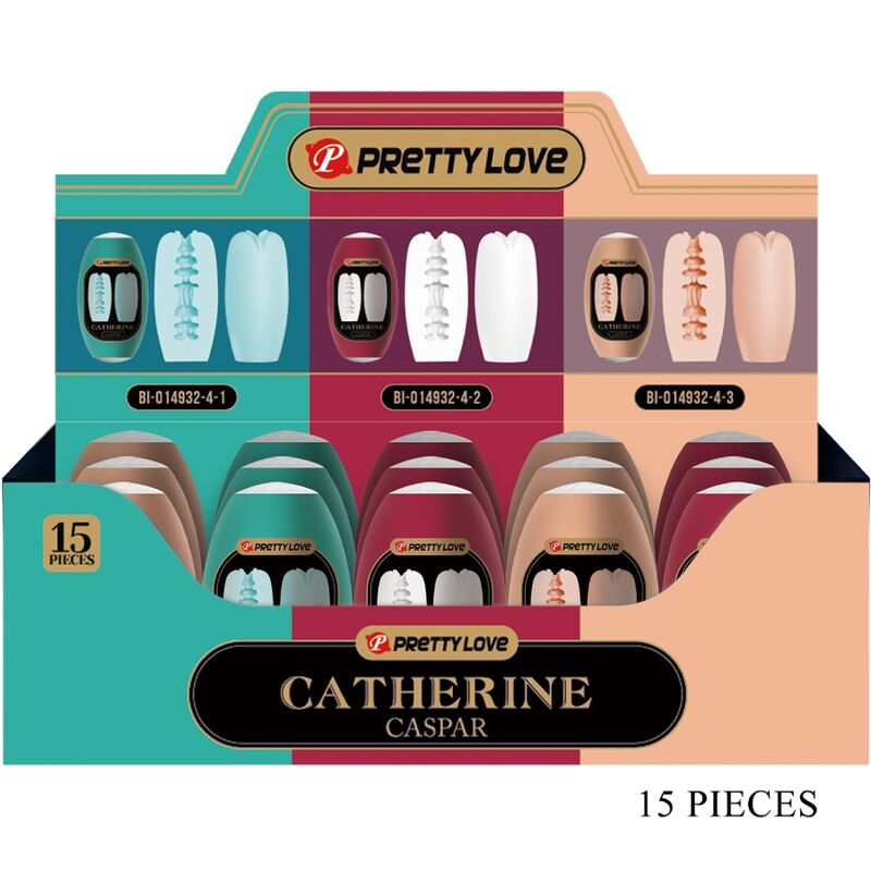 La marca PRETTY LOVE nos facilita esta imagen de su producto PRETTY LOVE - CASPAR PACK 15 MASTRUBADORES MASCULINOS VARIOS para nuestro catálogo.