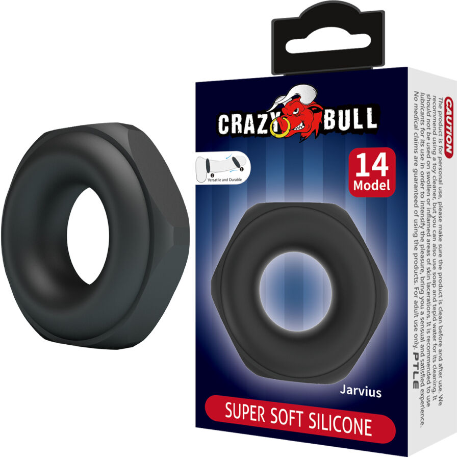 La marca CRAZY BULL nos facilita esta imagen de su producto CRAZY BULL - JARVIUS ANILLO SILICONA MODELO 14 para nuestro catálogo.
