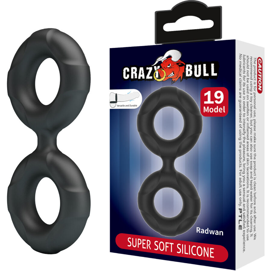 La marca CRAZY BULL nos facilita esta imagen de su producto CRAZY BULL - RADWAN ANILLO DOBLE SILICONA MODELO 19 para nuestro catálogo.