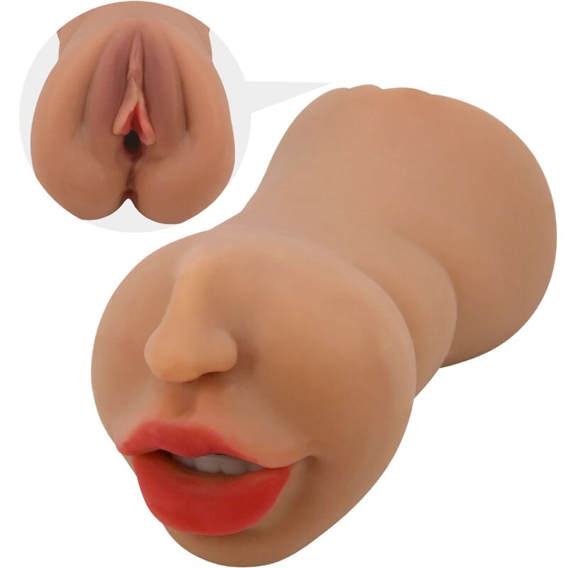 La marca CRAZY BULL nos facilita esta imagen de su producto CRAZY BULL - ZOEY MASTURBADOR DOBLE BOCA & VAGINA NATURAL para nuestro catálogo.