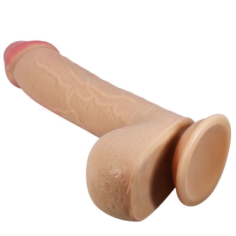 La marca PRETTY LOVE HIGH GRADE nos facilita esta imagen de su producto PRETTY LOVE - SLIDING SKIN SERIES DILDO REALÍSTICO CON VENTOSA PIEL DESLIZANTE NATURAL 23.4 CM para nuestro catálogo.